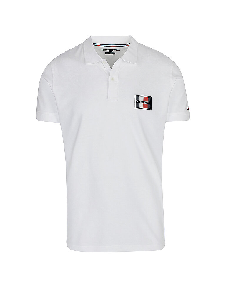 TOMMY HILFIGER Poloshirt Regular Fit weiß | M